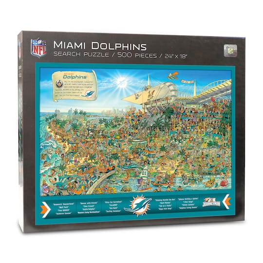 Joe Journeyman NFL 500 Piece Jigsaw Puzzle By Youthefan in Miami Dolphins | 18" x 24" | Michaels®